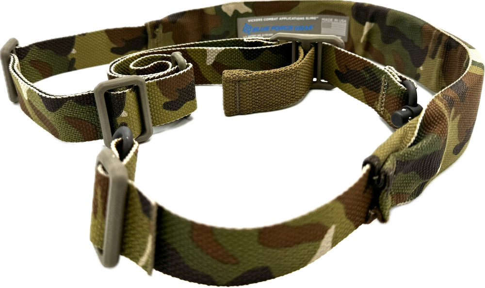 Blue Force Vickers VCAS-PB-200-AA-MC Padded 2-Point Push-Button Sling - Multicam