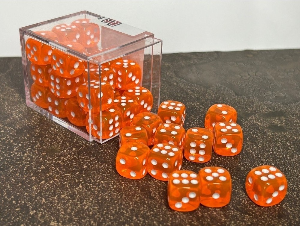 Ready To Roll Dice Cube 12mm D6 Dice New In Packaging