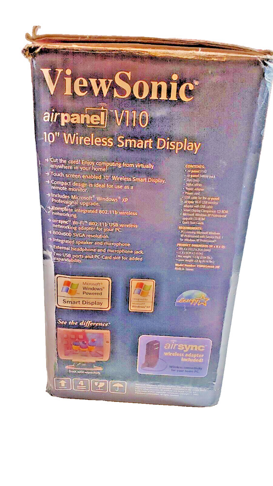 ViewSonic 10" Wireless Smart Display Air Panel V110