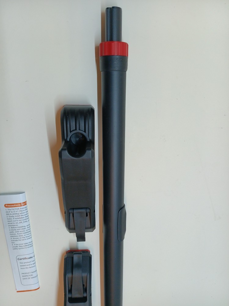 FICTOR Door Pull up Bar for Doorway, Strength Training, Adjustable 30"-37" Width