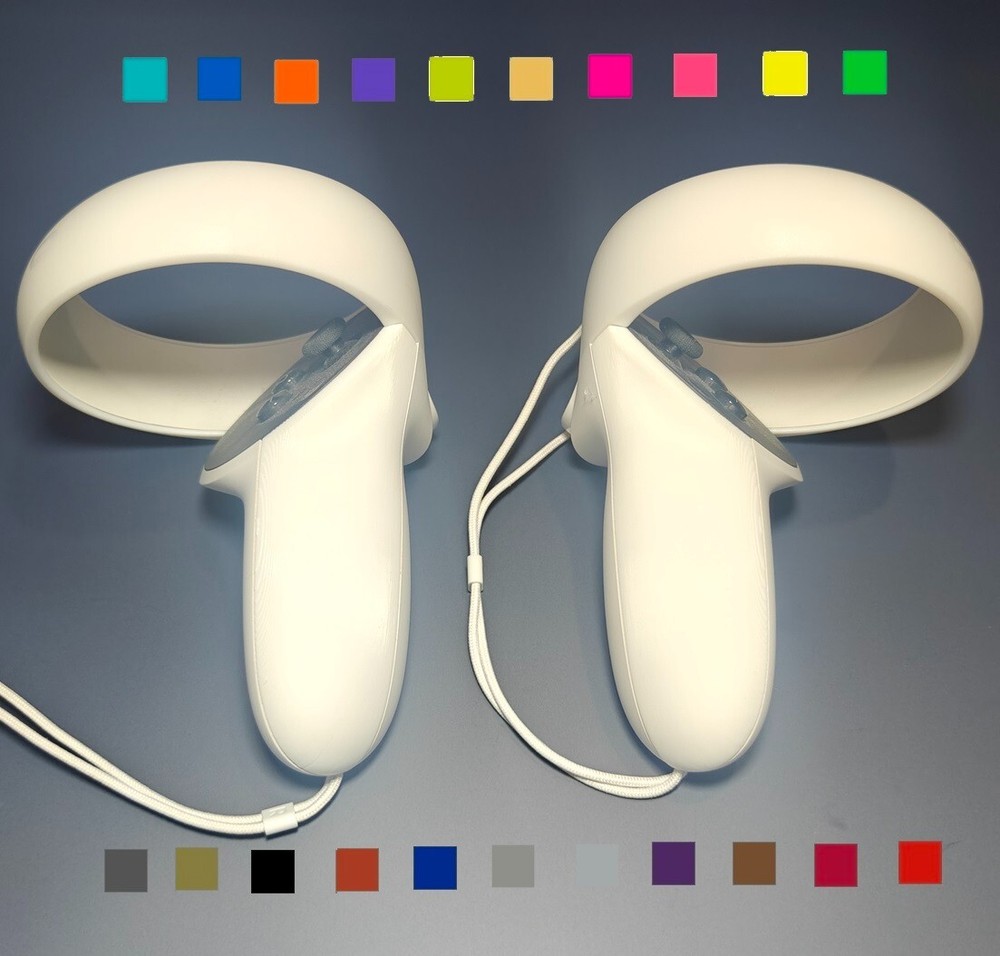 BOTH RIGHT N LEFT REPLACEMENT CONTROLLER BATTERY COVERS FOR OCULUS META QUEST 2