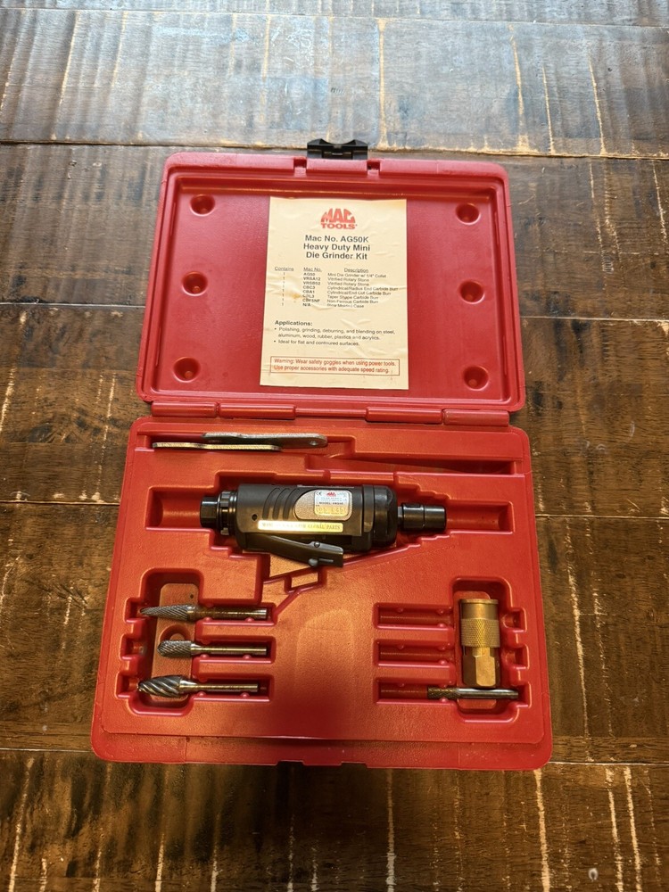 Mac Tools Heavy Duty Mini Grinder AG50K Kit