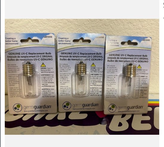 3 REPLACEMENT BULBS FOR GERM GUARDIAN LB1000 4W 10.50V