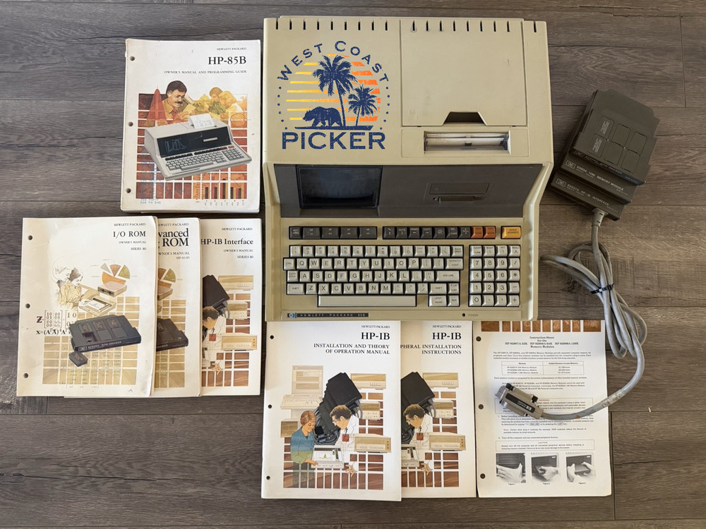 HP Hewlett Packard 85B Computer Bundle