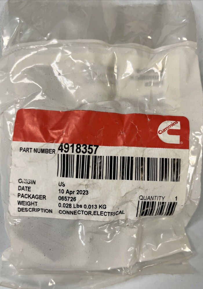 4918357 CUMMINS ELICTICAL CONNECTOR