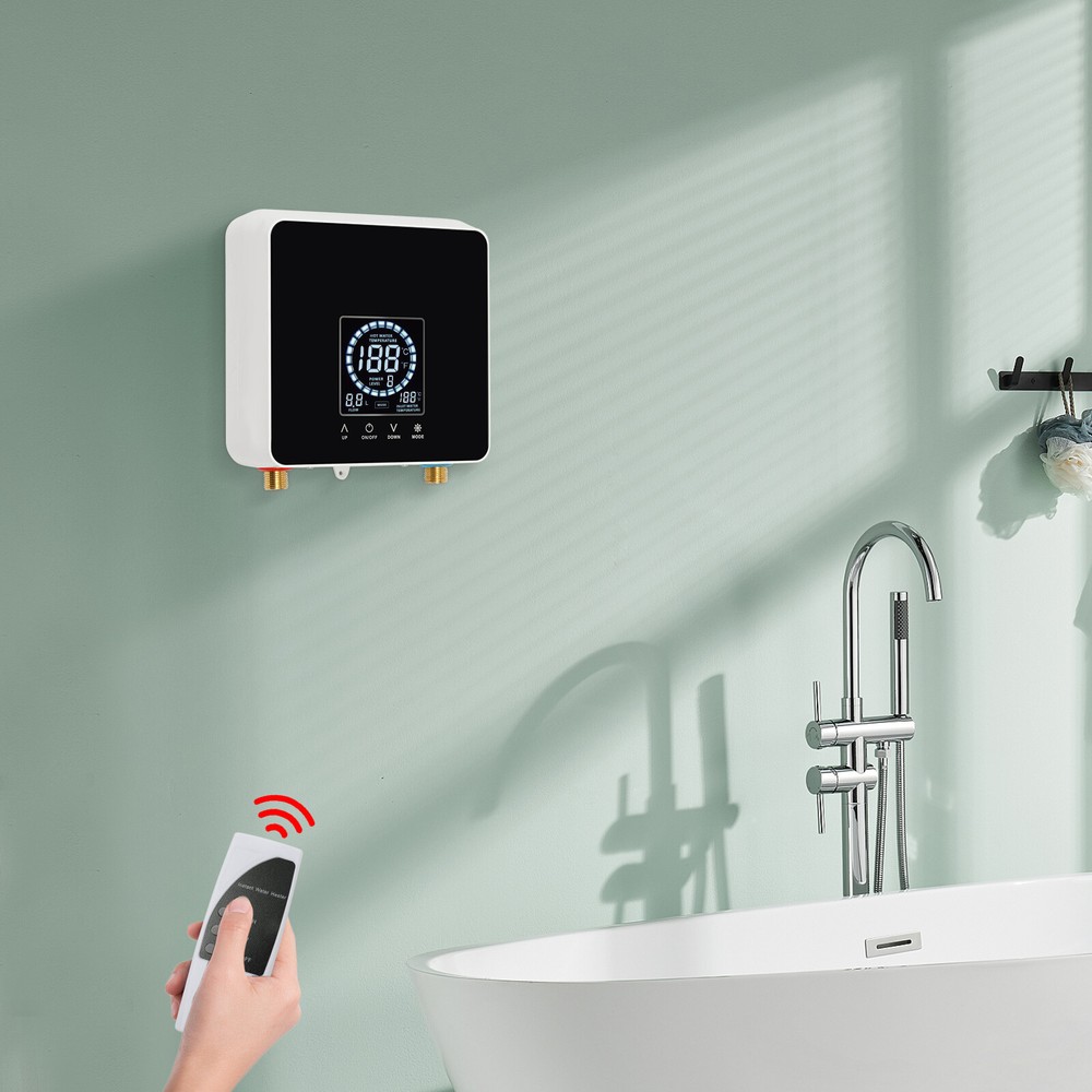 LED Electric Display Water Heater Instant Water Heater Wall Mounted 7500W