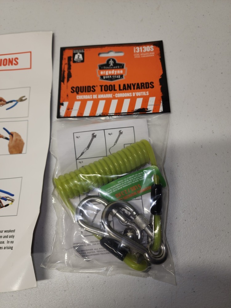 Ergodyne Tether Kit- Squids 3180 Tool Tethering Kit - 2lbs