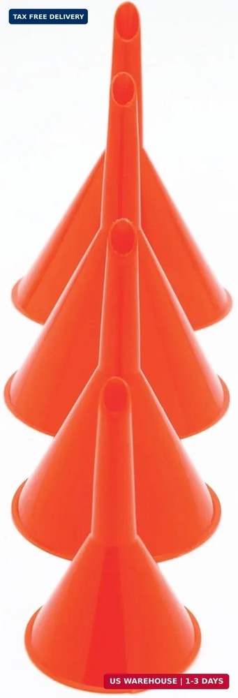 Performance Tool 1144 4-Piece Funnel, Plastic