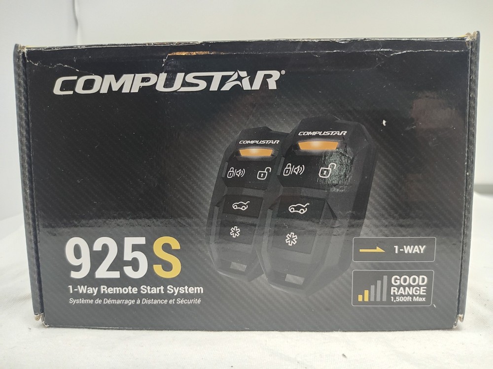 Compustar CS925-S 1-Way 1500-FT Remote Starter + BLADE-AL Bypass Module CS920-S