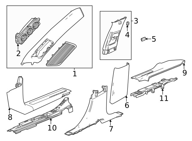 Genuine GM Support Bracket 85532071