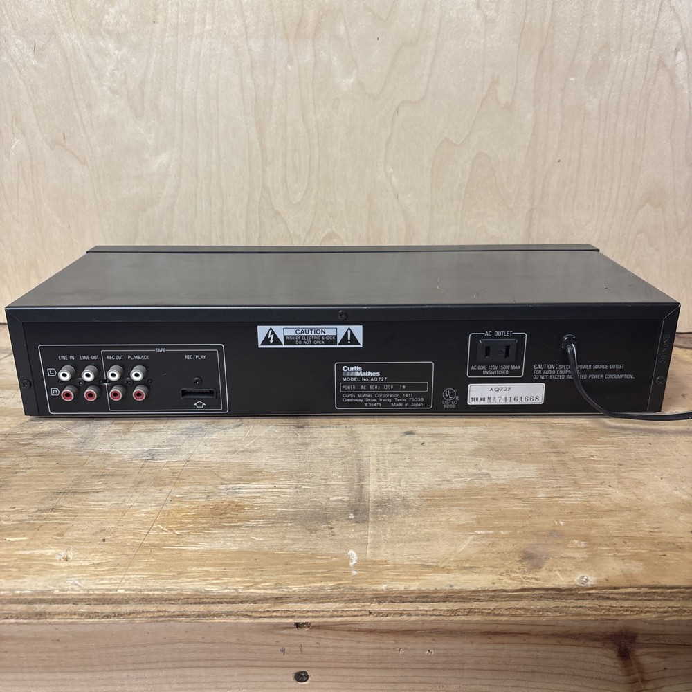 Curtis Mathes Stereo Graphic Equalizer AQ727