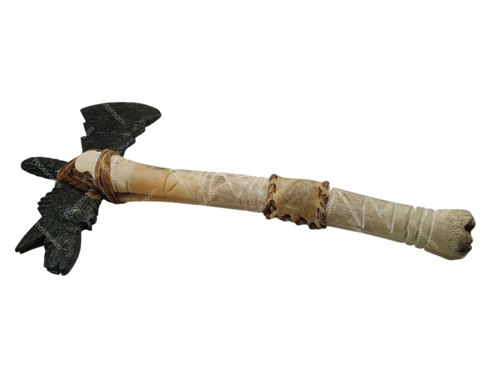 Peruvian Inca Style Handcrafted War Weapon - Stone Carving Cusco