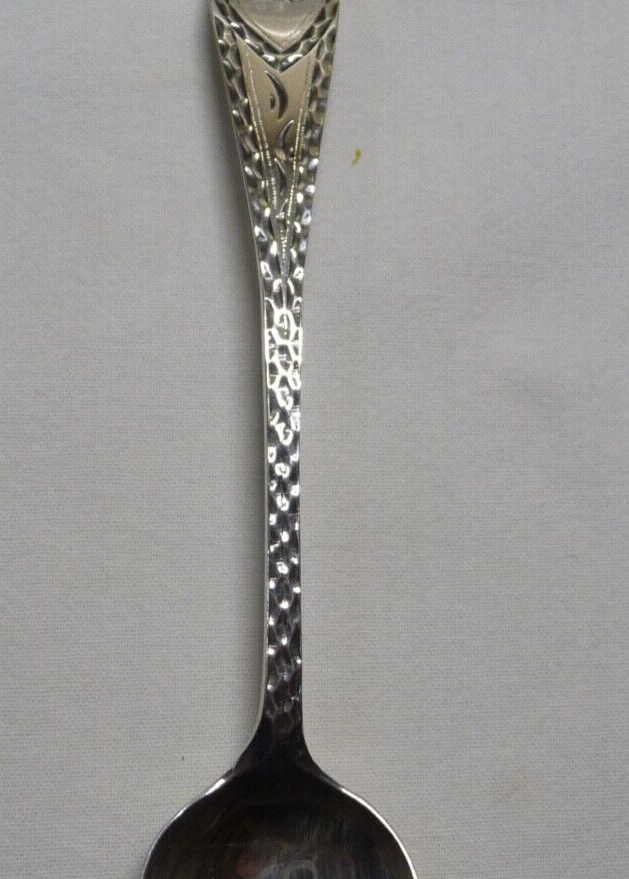 4-Antique Scottish Provincial Silver J. Cornflute, Perth, Teaspoons Initials"AF"