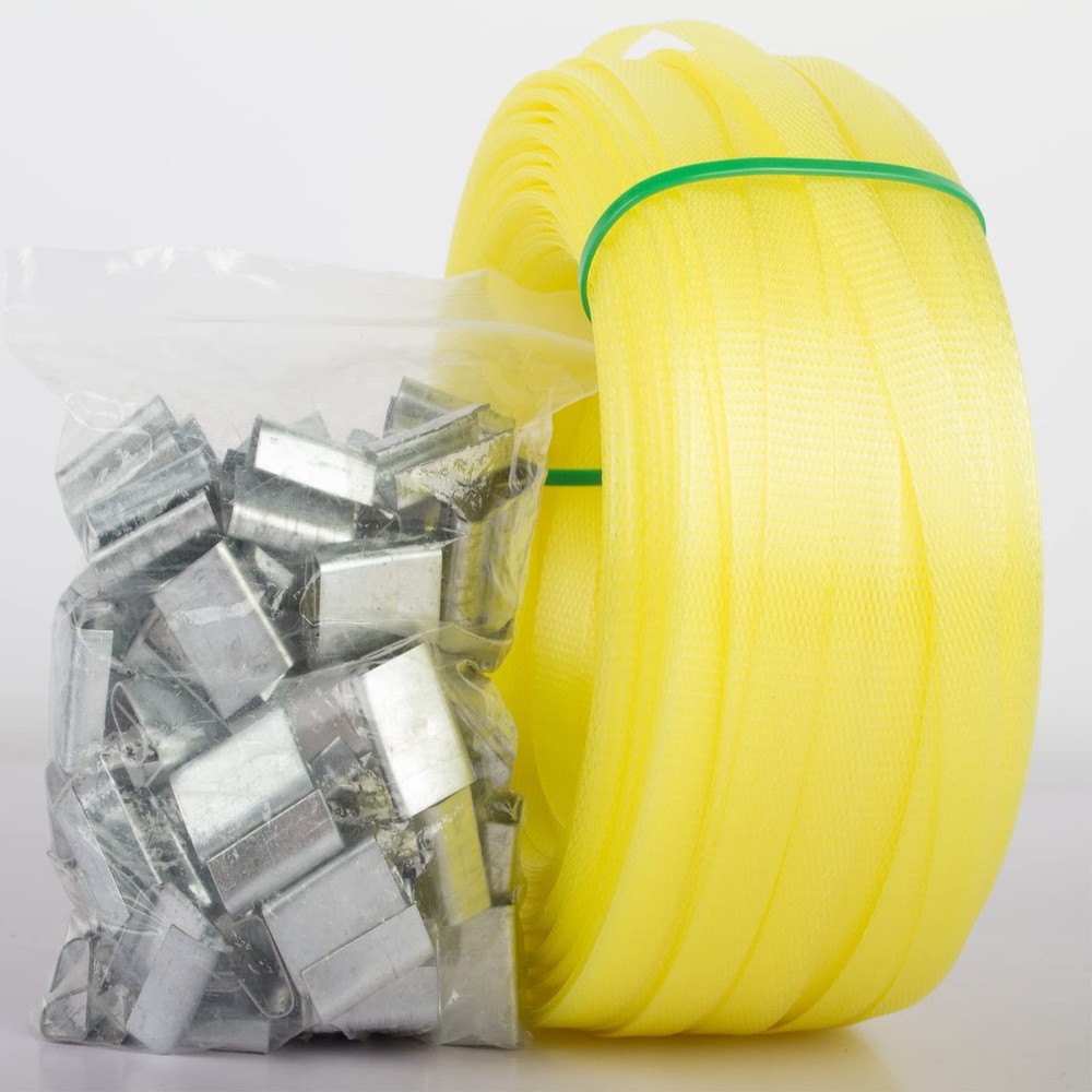 Poly Strap, Polypropylene Strapping, 320' Length, 1/2" Width, 330 Lbs.