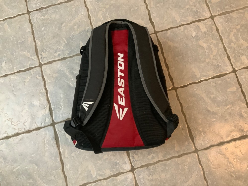Easton Red Black Baseball Softball Bat Pack Equipment Backpack