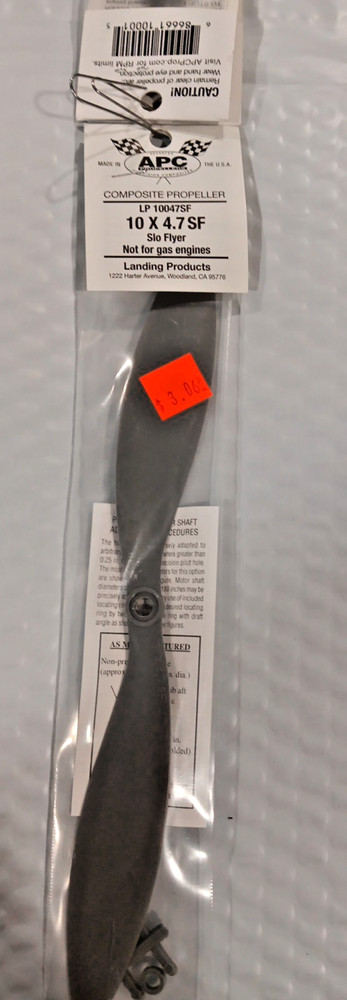 APC C-2 PROPELLER NEW! 10 X 4.7 SF