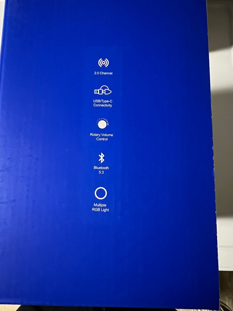 Bluedee Computer Speakers for Desktop PC Bluetooth 5.4 Desktop Speakers 2 Units