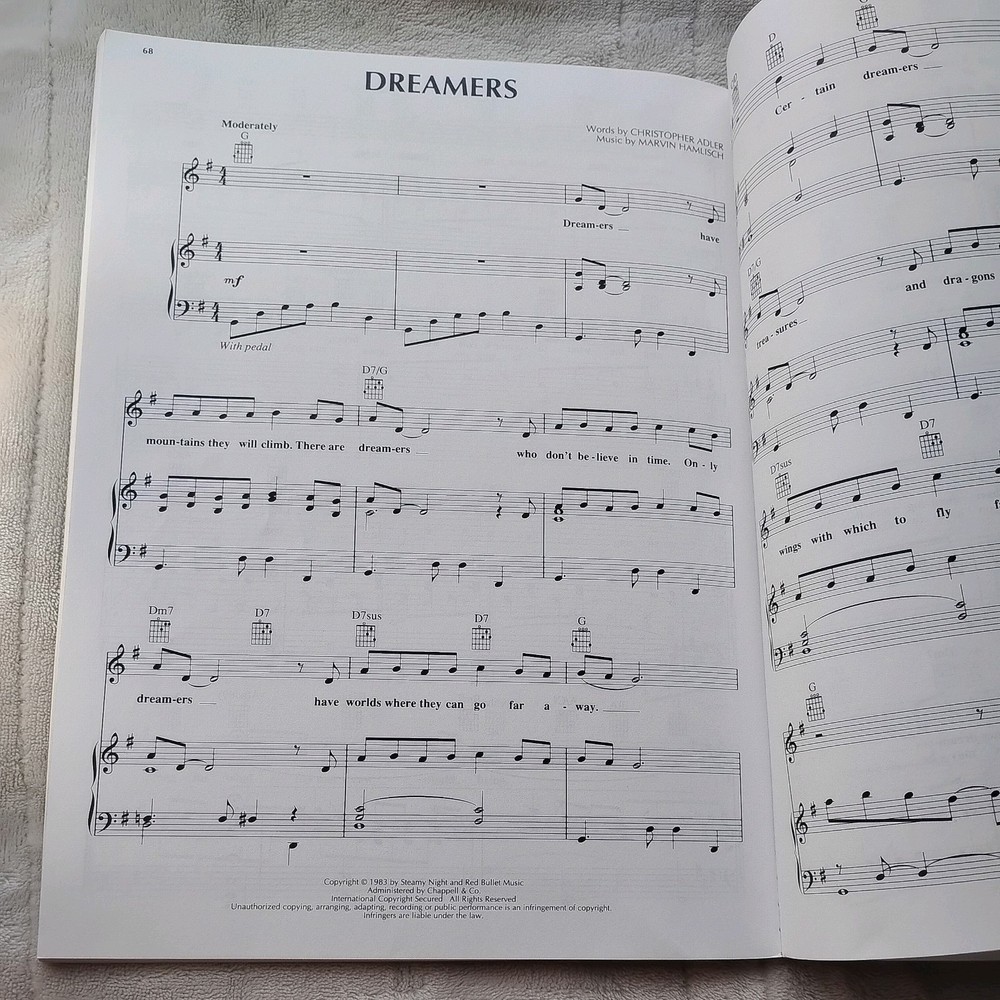 MARVIN HAMLISCH - BOOK SIGNED