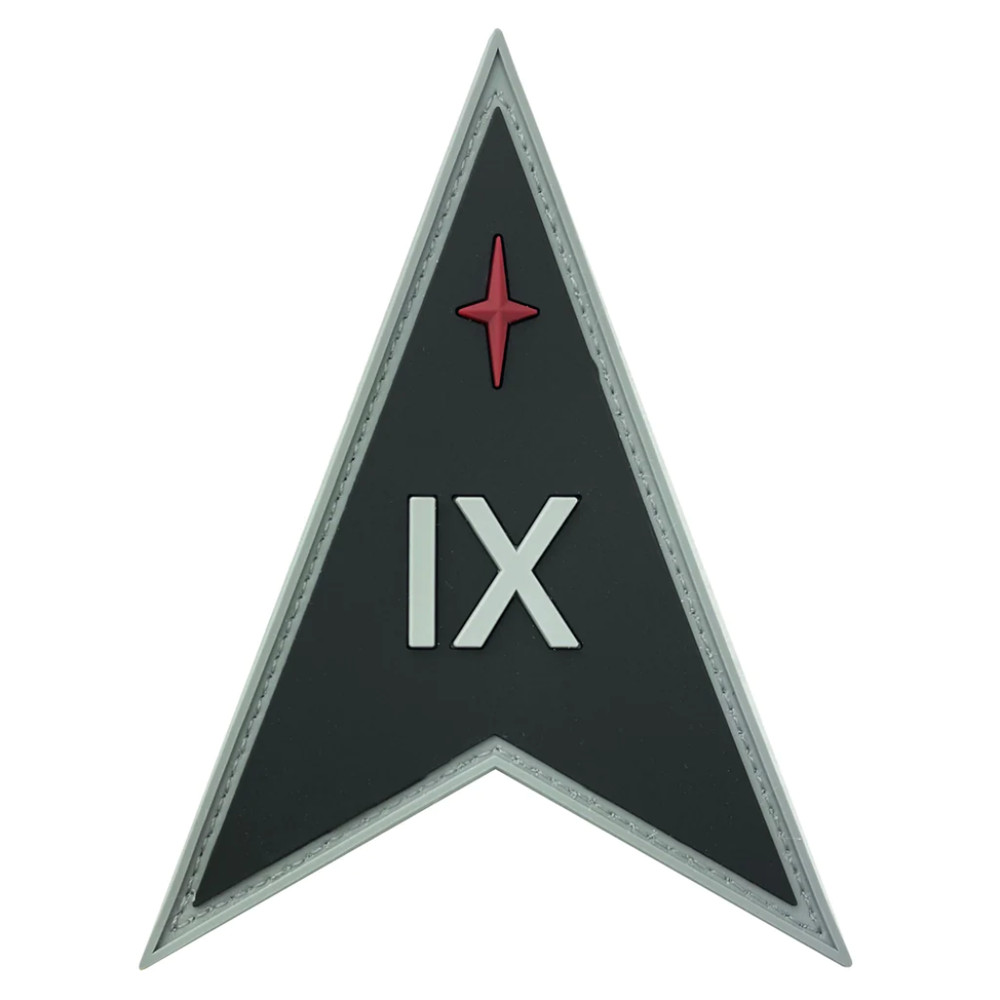 GENUINE U.S. SPACE FORCE PVC PATCH SPACE DELTA 9 WITH HOOK