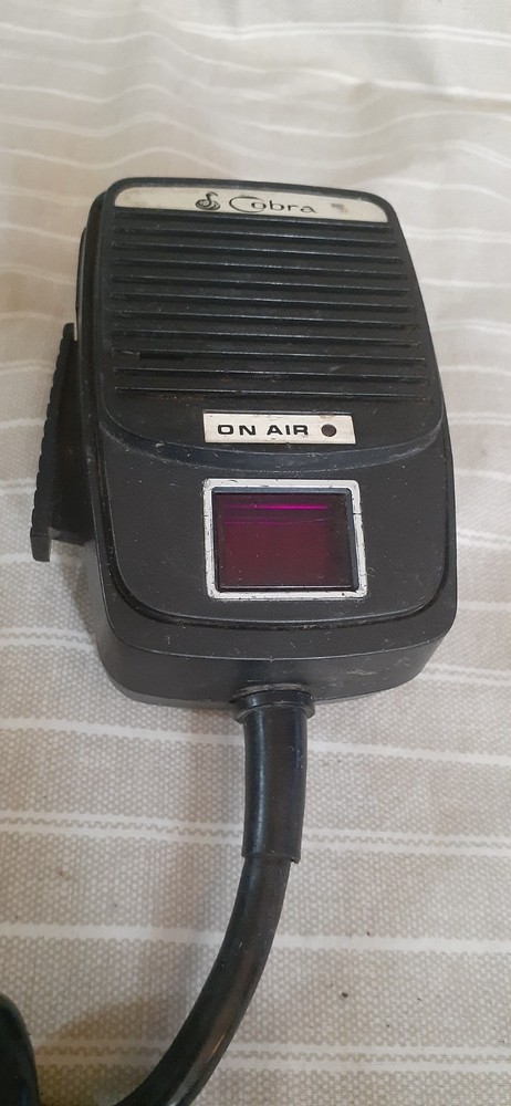 Vintage Cobra Dynamic CB Microphone Control Head, CH Display, 16-Pin Connector