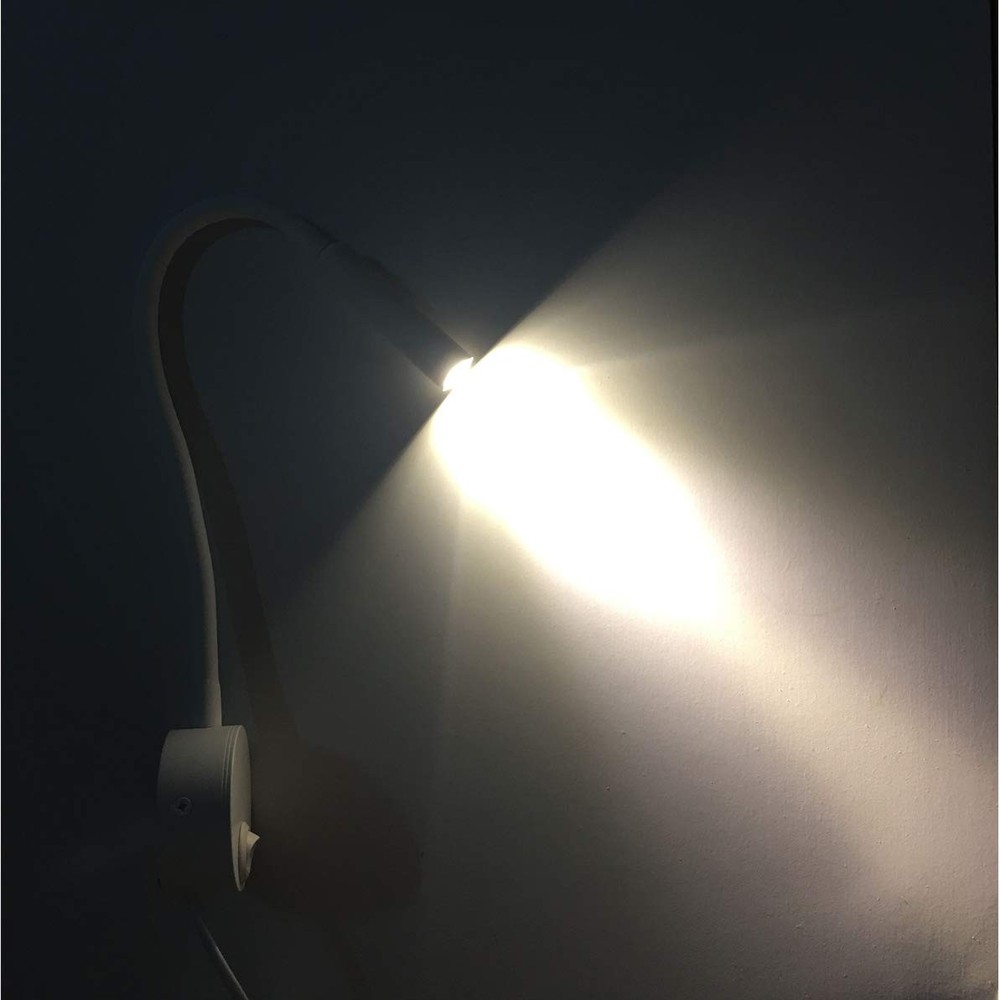 2 Pack Wall Mount Lamp Reading Light Plug Cord for Bed Easy Install AC85-265V...