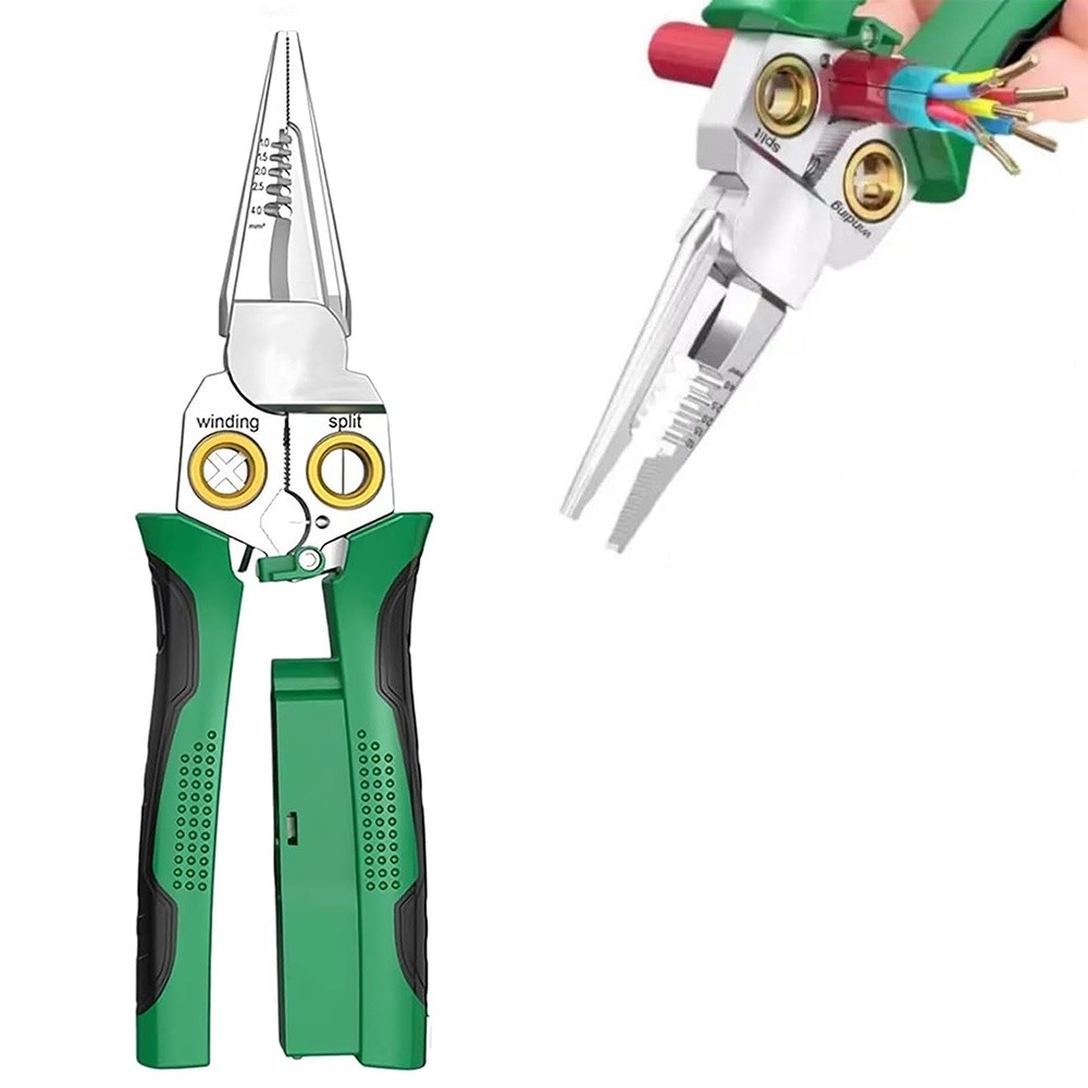 8 in 1 Wire Stripper with Voltage Tester Multi-function Electric Wire Stripping