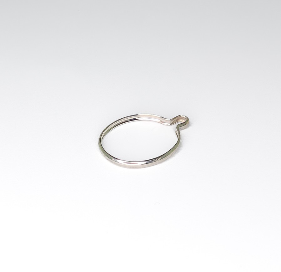 Oval 1 Ring Wrap-Tite Sterling Silver Dangle Setting