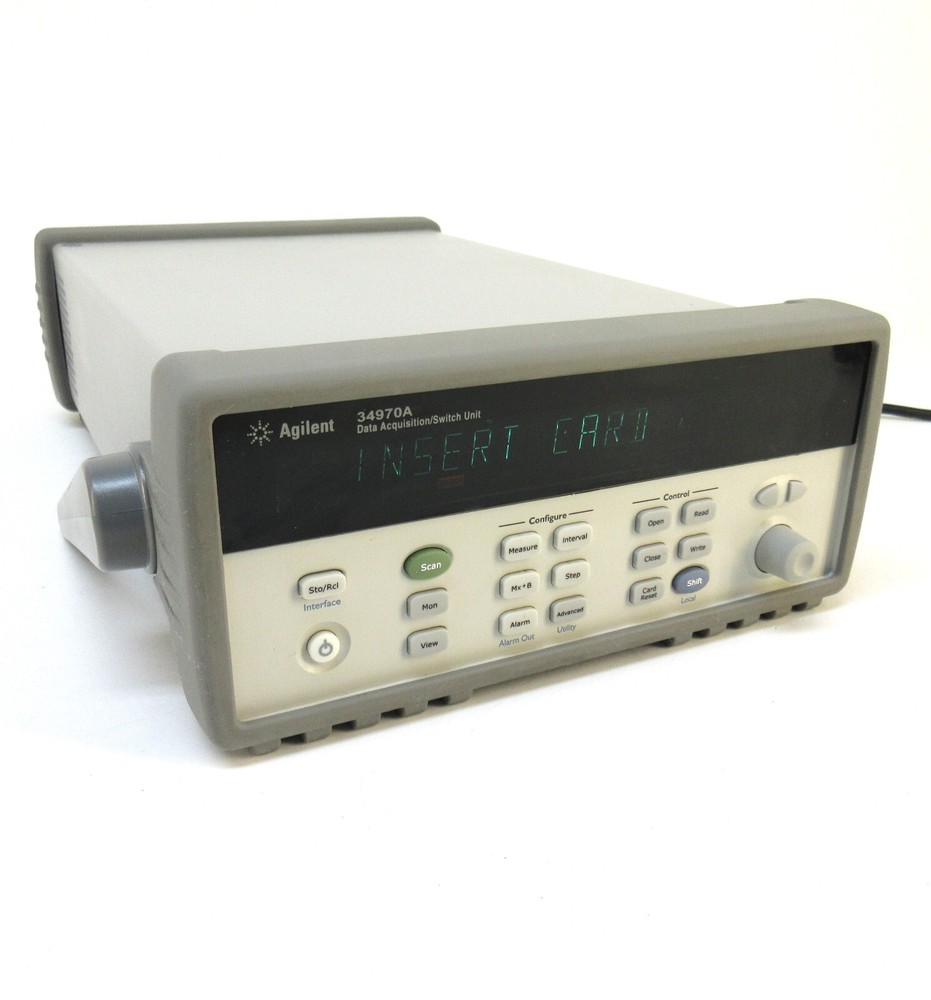 Agilent 34970A Data Acquisition / Data Logger Switch Unit w/ DMM, RS232, GPIB