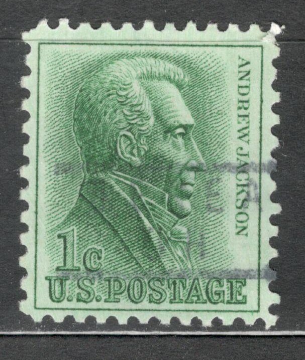 Sc # 1209 ~ 1 cent Andrew Jackson Issue, Precancel, BEREA OH