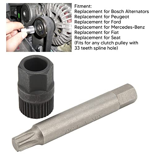 Alternator Pulley Tool, Alternator Pulley Socket Drill Bit Kit Alternator