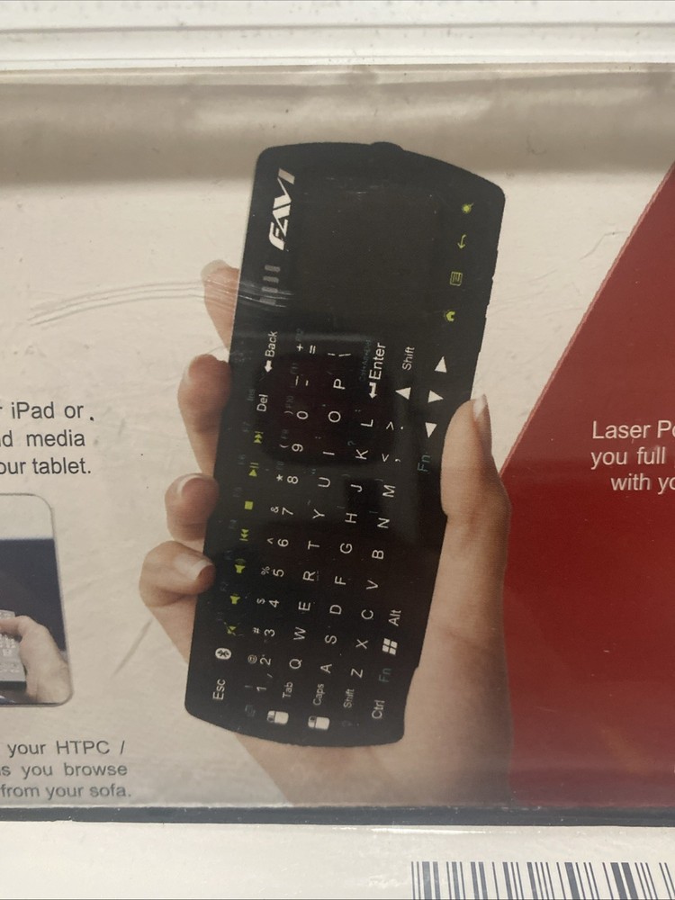 FAVI FE02BT-BL Bluetooth Wireless Keyboard with Touchpad Mouse Open Box