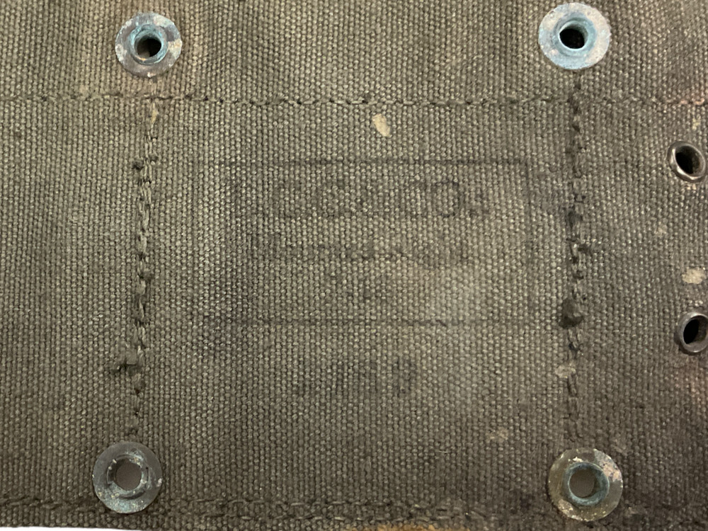WW1 WW2 US Mounted Pattern M1 Belt 1918 Dated Blackened