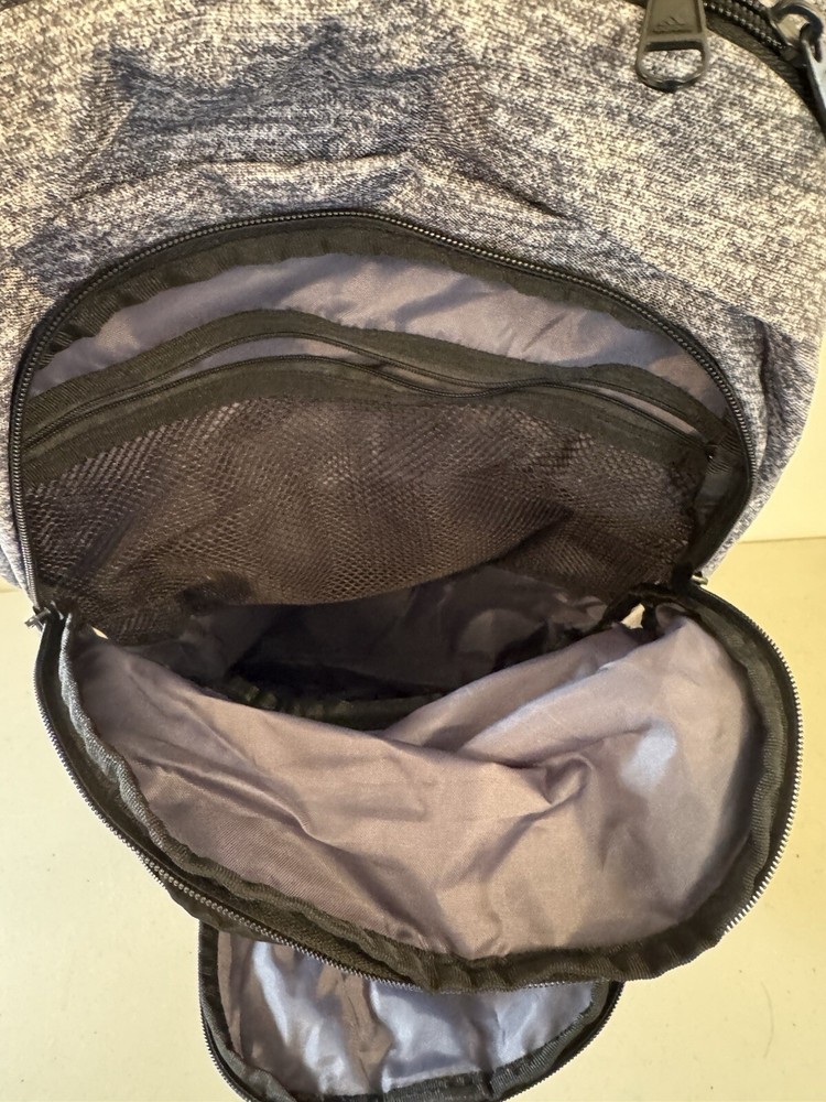 Adidas Unisex Prime Backpack, Jersey One Size, Onix Grey/Black/White.