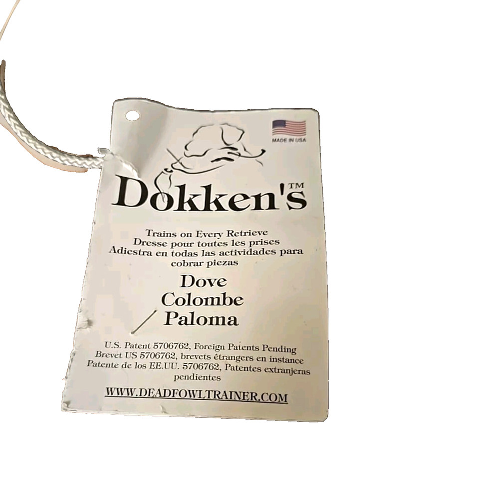Pro Dog Training Dokken Dove Dummy New
