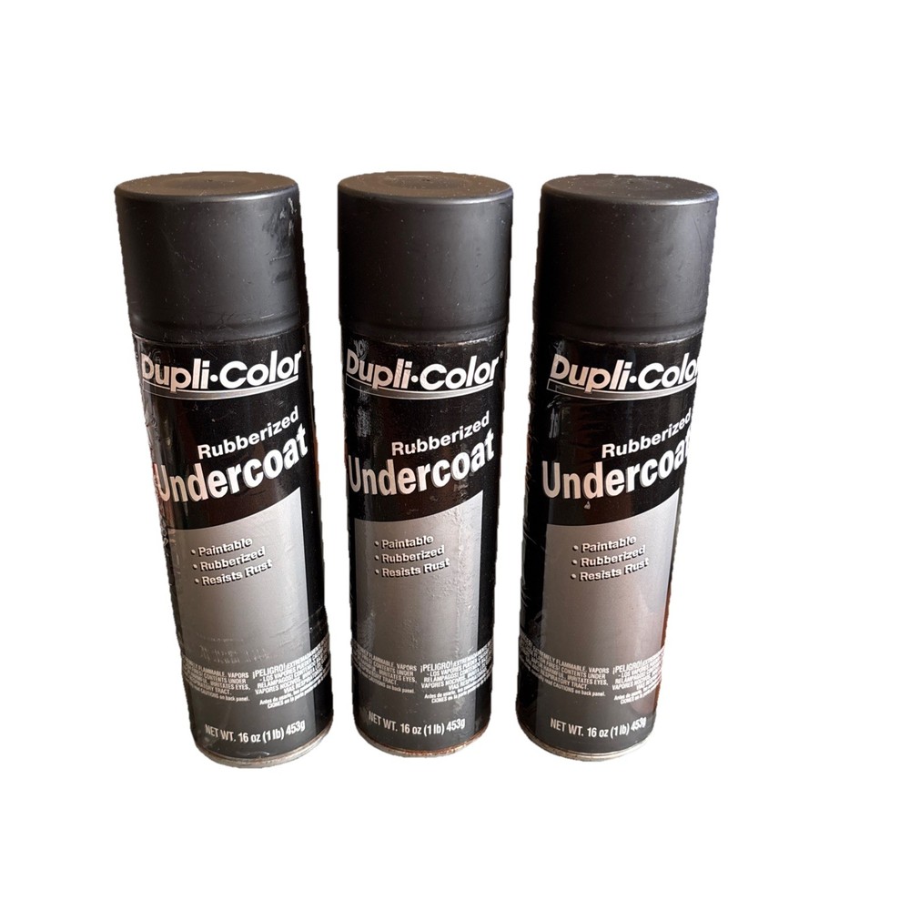 Duplicolor UC101 Undercoating Paintable Rubberized Undercoat 16oz. (3 Pack)