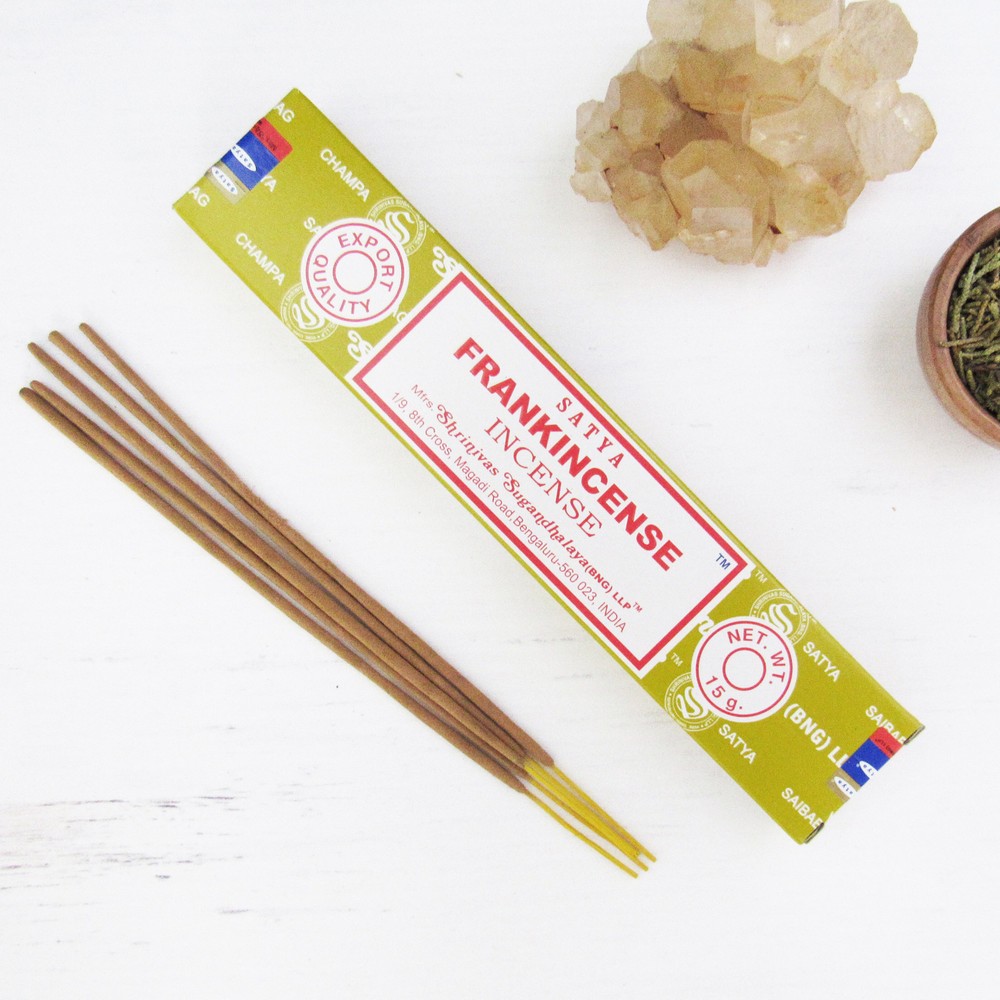 Frankincense Incense Sticks (15 g) by Satya - One Box
