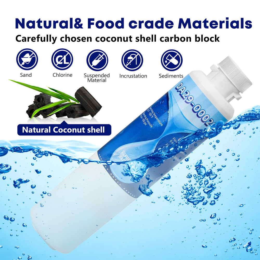 6 Pack DA29-00020B Refrigerator Water Filter, Replacement for Samsung