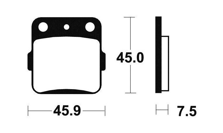 TECNIUM SINTERED BRAKE PADS MO92