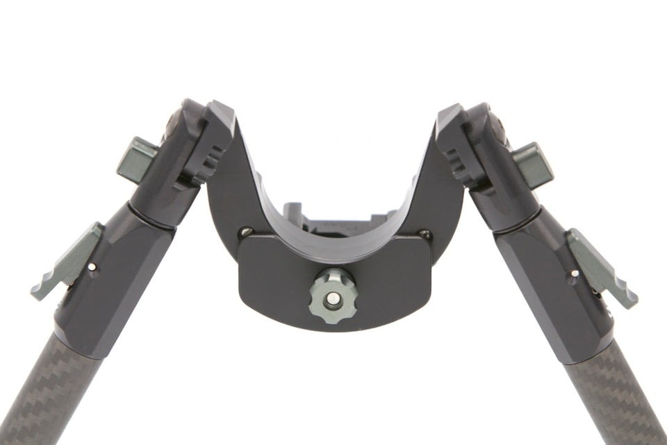 Tier One Carbon Arca Evolution Bipod, Black, Short/7in, T1BECA180