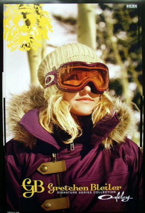 OAKLEY 2009 GRETCHEN BLEILER snowboard goggle poster Flawlessness