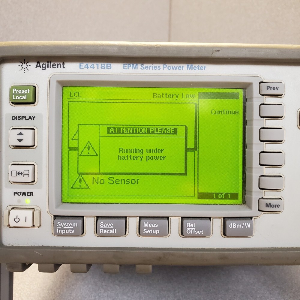 AGILENT E4418B EPM SERIES POWER METER