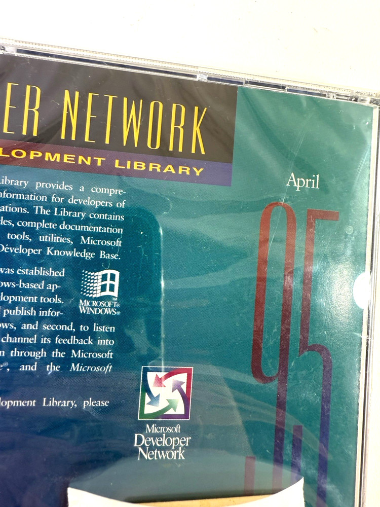 Microsoft Developer Network Development Library April 1995 - Sealed with Key