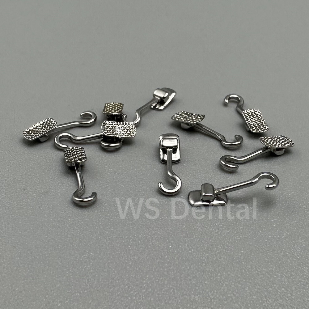 Dental Orthodontic Crimpable Hook Sliding Hooks Vertical Bonding Left Right