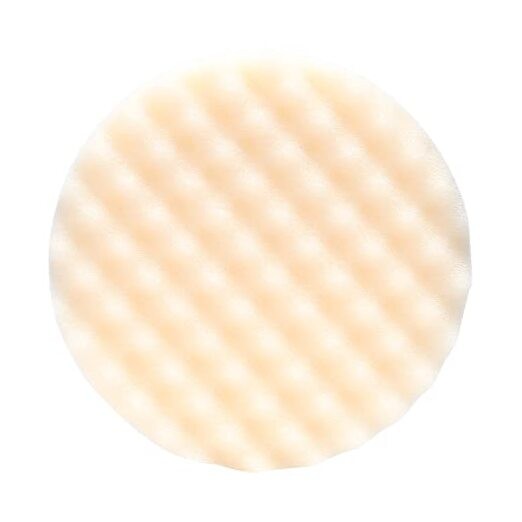 3M Foam Compounding Pad, 05737, Inset, Single Sided, Hook and Loop in , White 8
