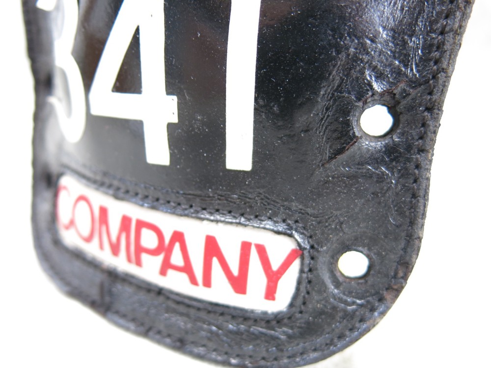 Vintage Fire Helmet Shield Leather Fire Helmet Shield Fire Dept Firefighter
