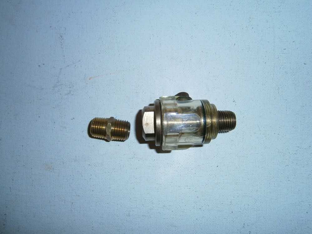 Pneumatic Air In Line Mini Oiler Brass