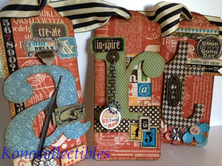 Graphic 45 Typography Chipboard Set