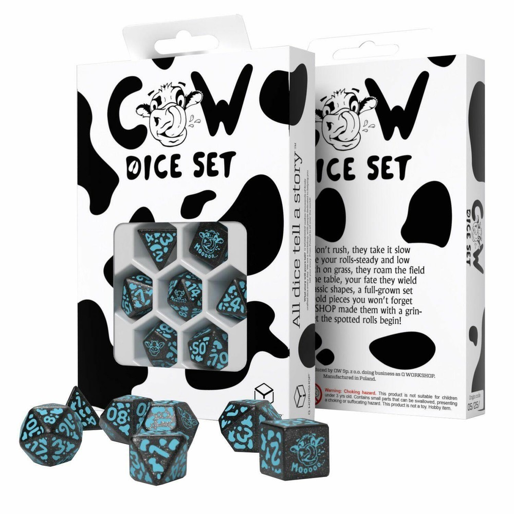 Cow Dice Set: MOOlissa