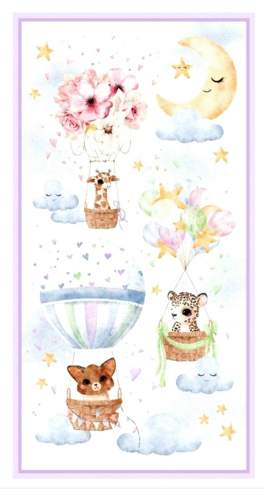 ANIMAL BABIES PANEL~MICHAEL MILLER New 100% Cotton