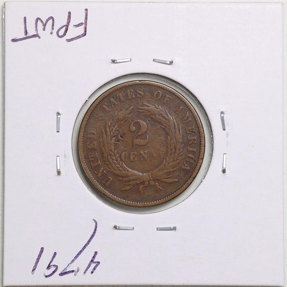 1867 2C Two Cent Piece in Fine Condition #4791